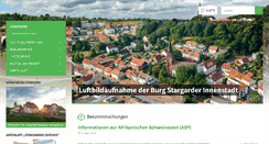 Desktop Screenshot of burg-stargard.de
