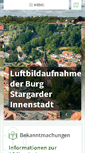 Mobile Screenshot of burg-stargard.de